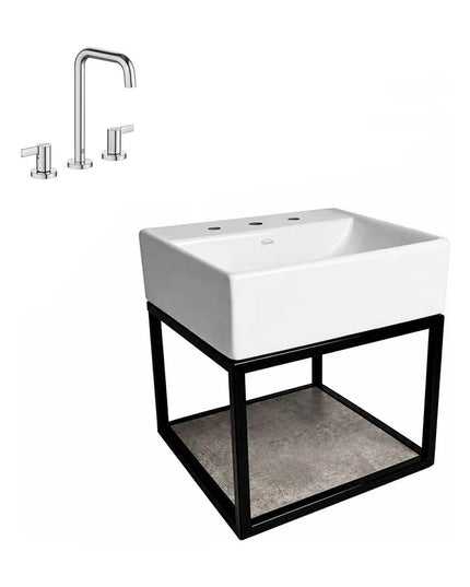 FERRUM TORI MUEBLE CAÑO LAVATORIO 3A Y GRIFERIA 0207A/G8 FV