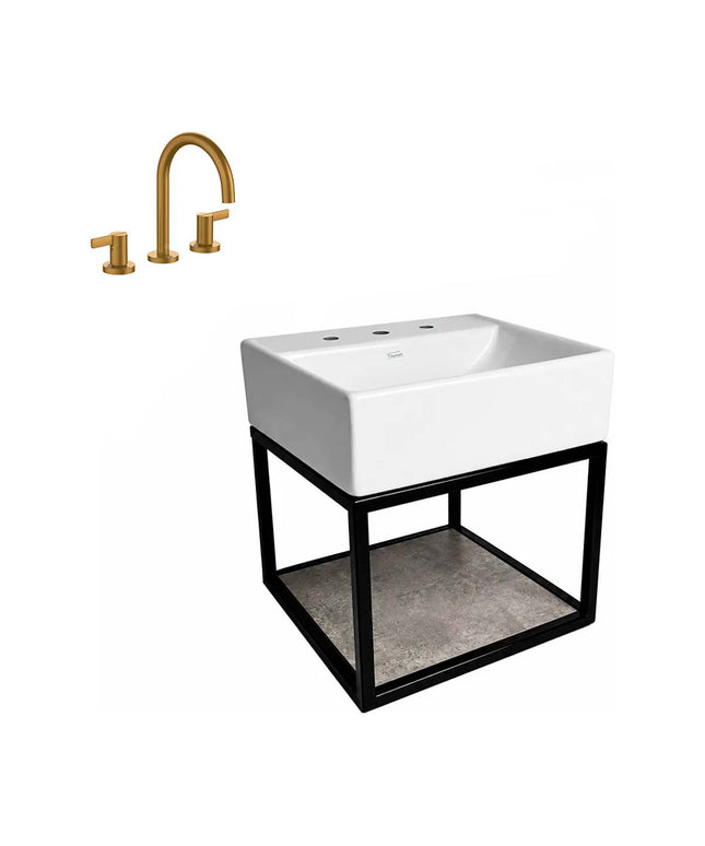 FERRUM TORI MUEBLE CAÑO LAVATORIO Y GRIFERIA 0207/G8-BB FV