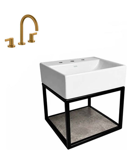 FERRUM TORI MUEBLE CAÑO LAVATORIO Y GRIFERIA 0207/G8-BB FV