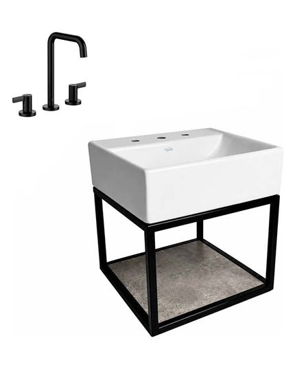 FERRUM TORI MUEBLE CAÑO LAVATORIO Y GRIFERIA 0207A/G8-NG FV