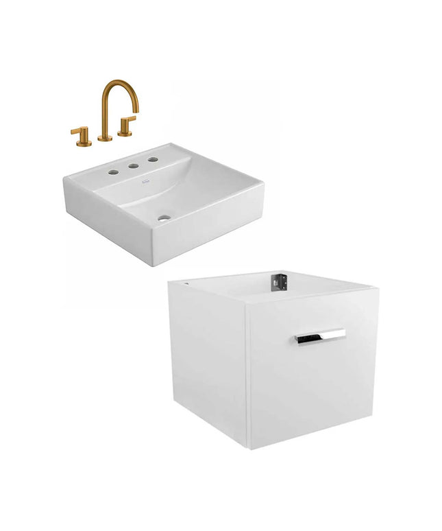 FERRUM TORI MUEBLE DE COLGAR BACHA Y GRIFERIA MAUNA FV