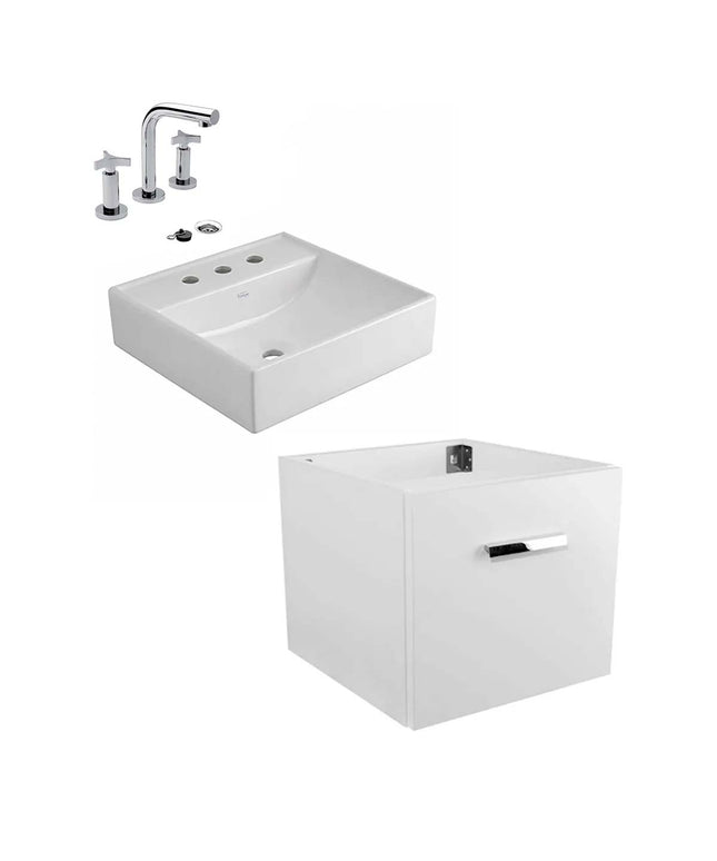 FERRUM TORI MUEBLE DE COLGAR BACHA Y GRIFERIA TRIADES FV