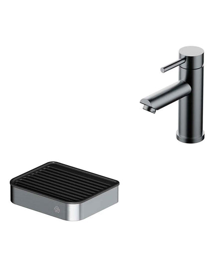 FV INOX ONE LAVATORIO MONOC ACERO INOXIDABLE Y JABONERA