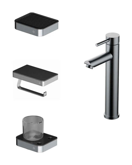 FV INOX ONE LAVATORIO ALTO MONOC Y ACCESORIOS