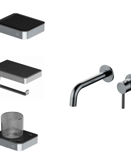 FV INOX ONE LAVATORIO PARED Y ACCESORIOS