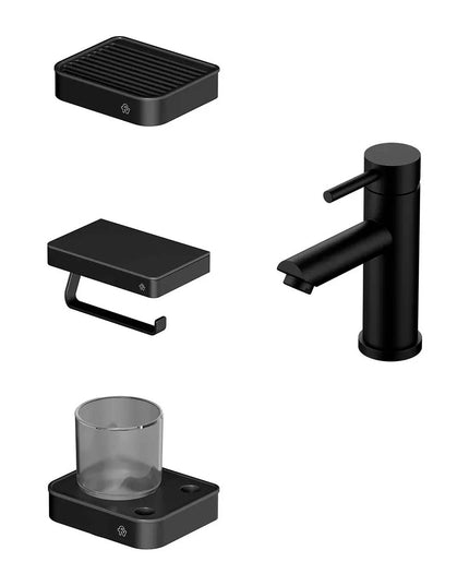 FV INOX ONE LAVATORIO MONOC Y ACCESORIOS NEGRO