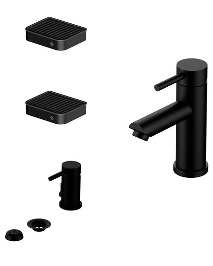 FV INOX ONE LAVATORIO MONOC BIDE Y ACCESORIOS NEGRO