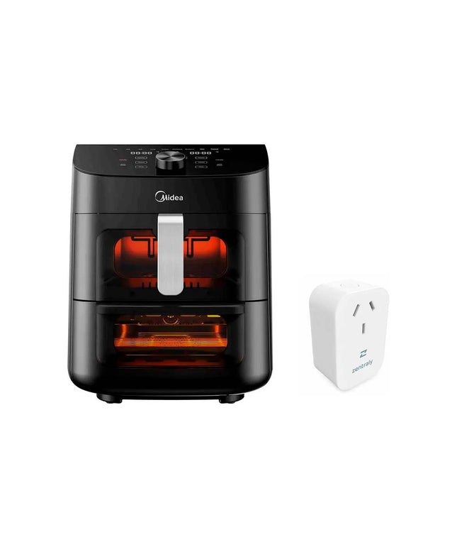 MIDEA AIR FRYER 11L NEGRA SMART DIGITAL WIFI ZENTRALY