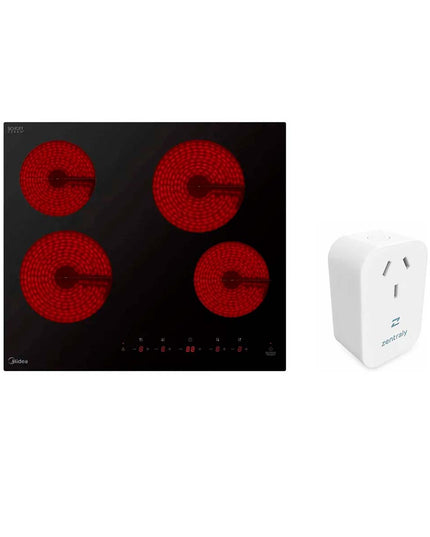 MIDEA ANAFE ELECTRICO NEGRO EH-D104BAR1 WIFI ZENTRALY
