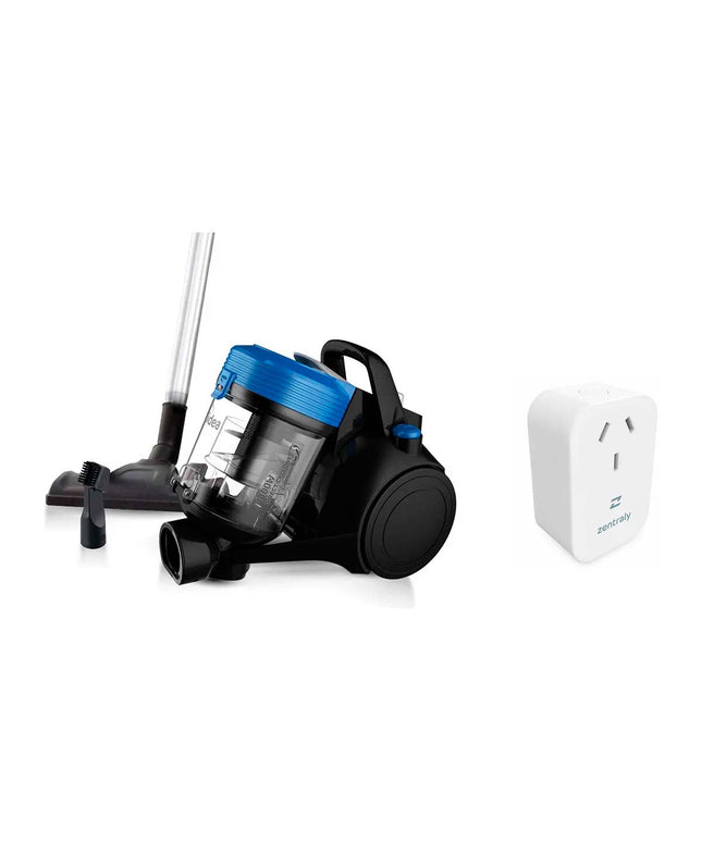 MIDEA ASPIRADORA SIN BOLSA 1400W BLUE WIFI ZENTRALY