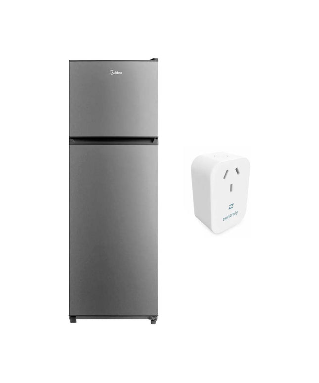 Midea Heladera Ciclica Top Mount 295l Plateada Wifi Zentraly