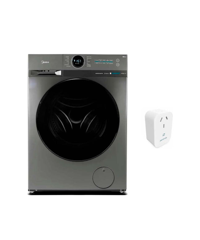 Midea Lavarropas Inverter 8 Kg Titanium Frontal Wifi Zentraly