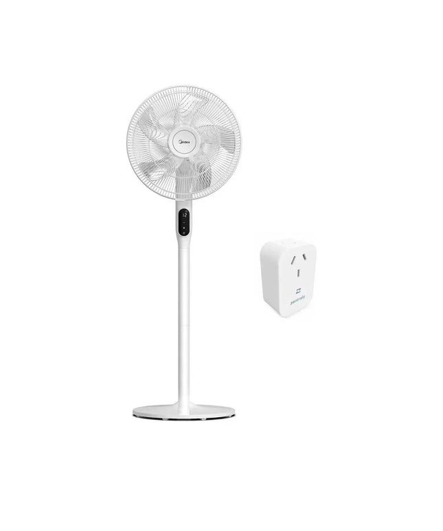 Midea Ventilador De Pie Inverter Blanco 16 Wifi Zentraly