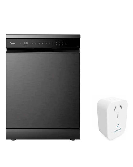 MIDEA LAVAVAJILLAS 15 CUBIERTOS BLACK INOX WIFI ZENTRALY