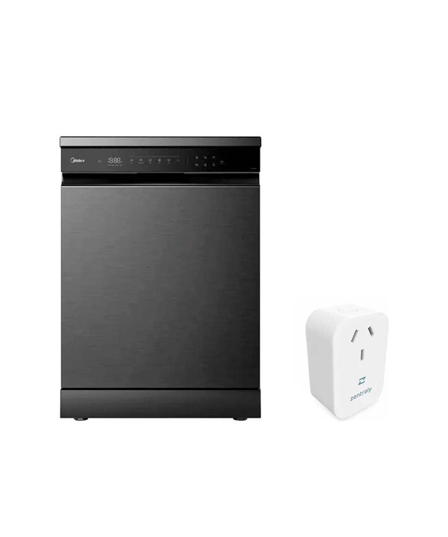 Midea Lavavajillas 15 Cubiertos Black Inox Wifi Zentraly
