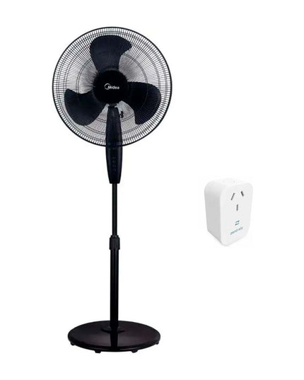 MIDEA VENTILADOR DE PIE NEGRO 18 SF-18B1AE1 WIFI ZENTRALY