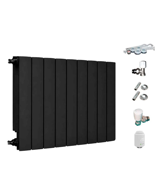 Peisa Radiador Smart Termostatizable Br 500 Negro 10 Elementos Zentraly