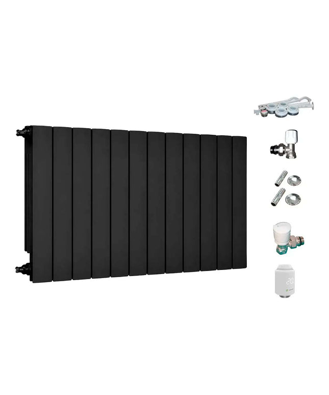 Peisa Radiador Smart Termostatizable Br 500 Negro 12 Elementos Zentraly