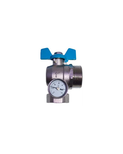 OFITT PEISA VALVULA ESFERICA ANGULAR CON TERMOMETRO CLCT.VBAT