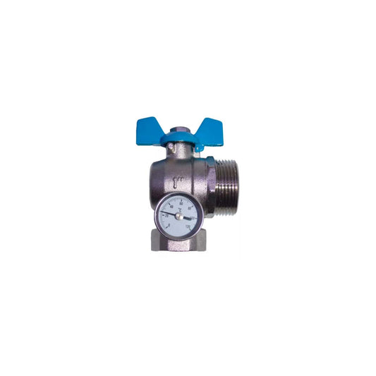 OFITT PEISA VALVULA ESFERICA ANGULAR CON TERMOMETRO CLCT.VBAT