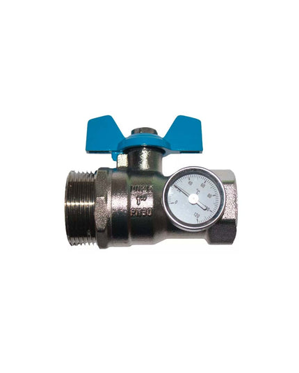 OFITT PEISA VALVULA ESFERICA RECTA C/TERMOMETRO CLCT.VBRT