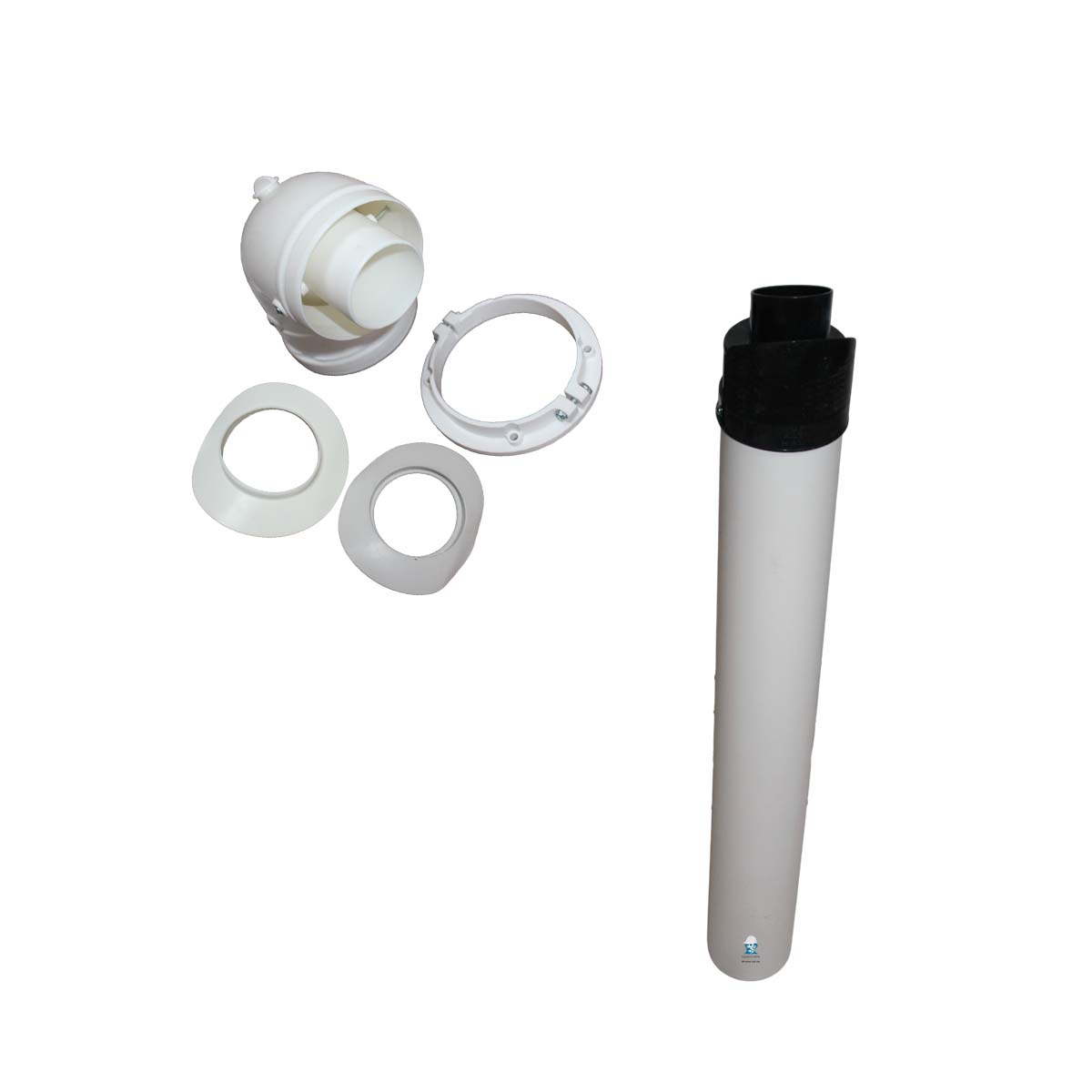 PEISA KIT TUBO C/TERM. Y CODO 90º Ø60/10 Cond. 10000187