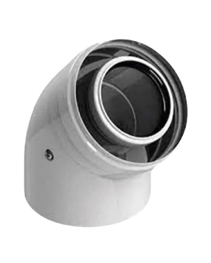 PEISA KIT CODO COAXIAL Ø60/100 45° M-H  10001452