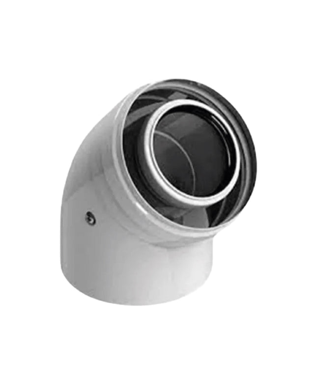 PEISA KIT CODO COAXIAL Ø60/100 45° M-H  10001452