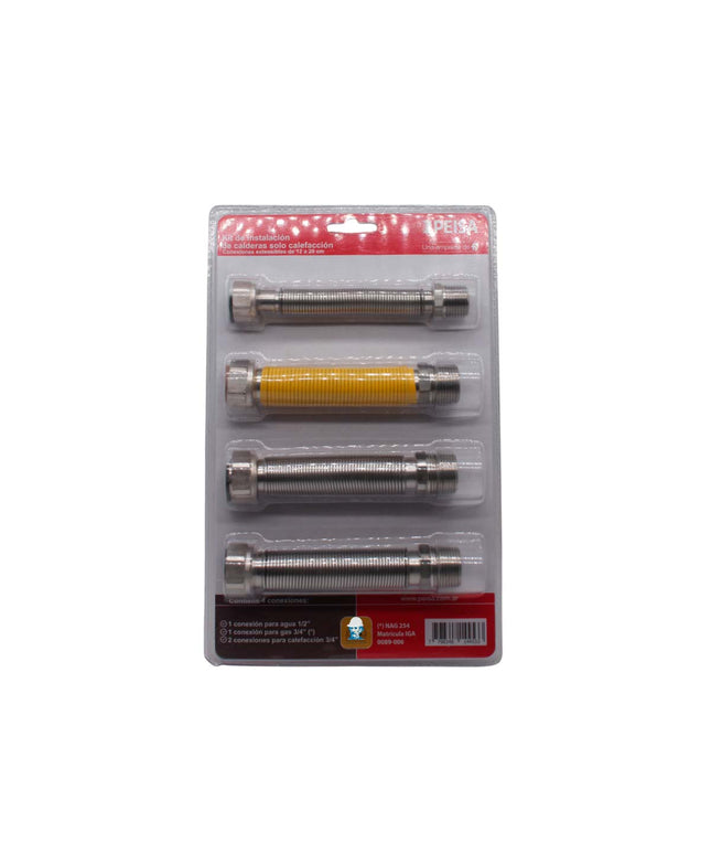PEISA KIT CONEXION FLEXIBLE DIVA C (GAS 3/4) 10001634