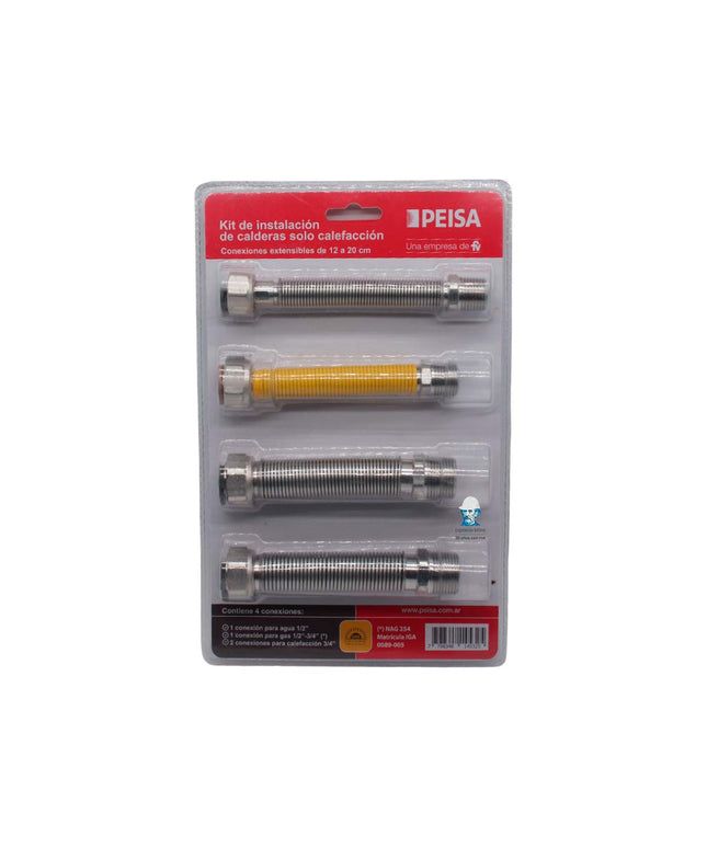 PEISA KIT CONEXION FLEXIBLE DIVA C (GAS 1/2 - 3/4) 10001754