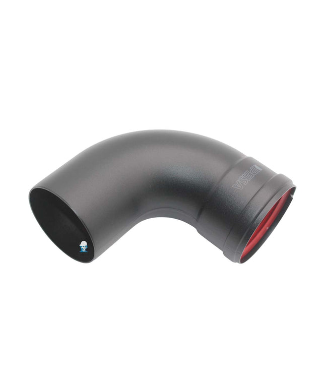 PEISA CODO M-H Ø80 90° NEGRO 10001842