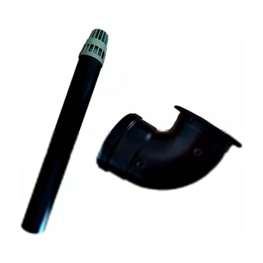 PEISA KIT CODO Y TUBO COAX 60/100 TERMIN NEGRO 10001856