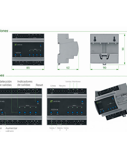 PEISA CONTROLADOR ELECTRONICO CASCADA CCZ 4.4 10001885
