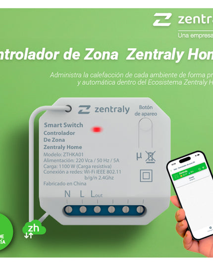 PEISA CONTROLADOR DE ZONA HOME ZENTRALY 10001892