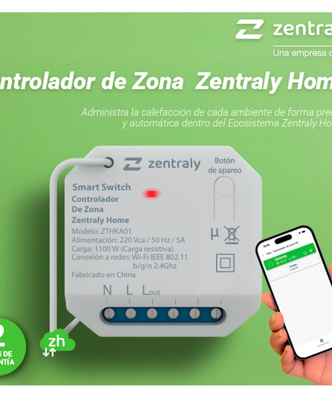 PEISA CONTROLADOR DE ZONA HOME ZENTRALY 10001892
