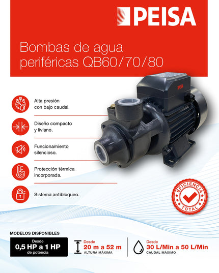 PEISA BOMBA PERIFÉRICA QB70 10001915