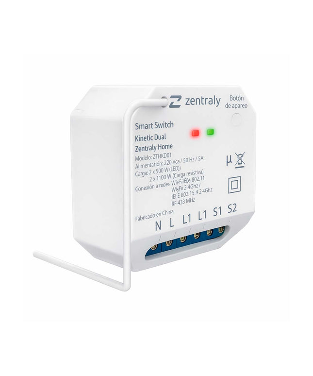 PEISA SMART SWITCH DUAL KINETIC ZENTRALY HOME 10002005