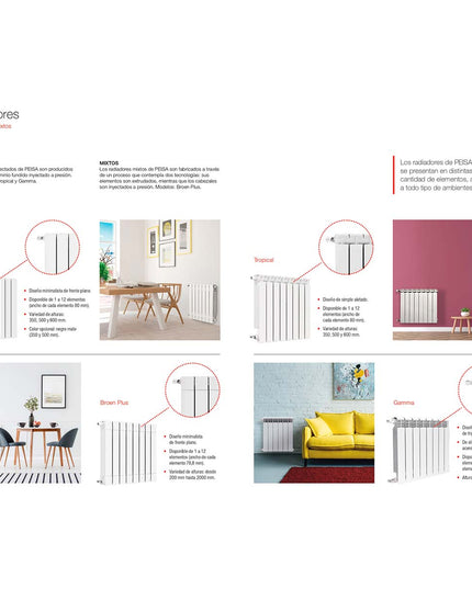 PEISA RADIADOR BROEN PLUS 200 BL 10 ELEMENTOS 10000975