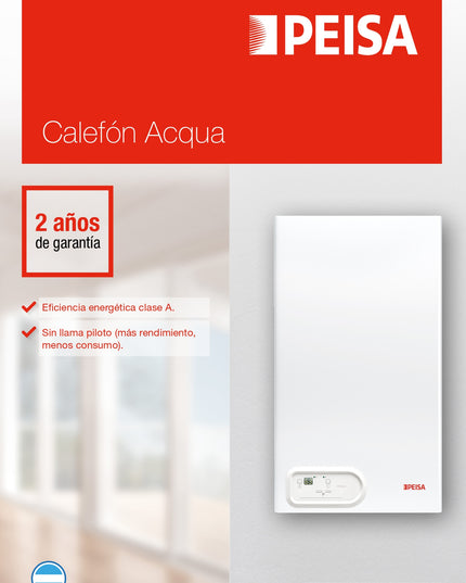 PEISA CALEFON DIVA ACQUA 14 F GN CON VENTILACION 10000318