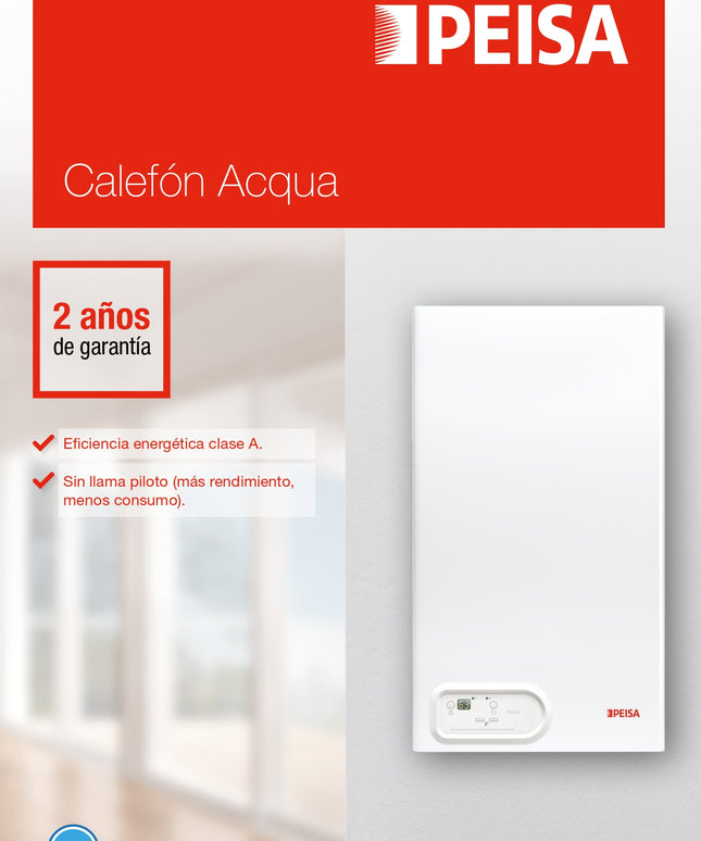 PEISA CALEFON DIVA ACQUA 14 F GN CON VENTILACION 10000318