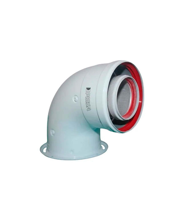 PEISA KIT CODO COAXIAL 60/100 90º BRIDA 10001478