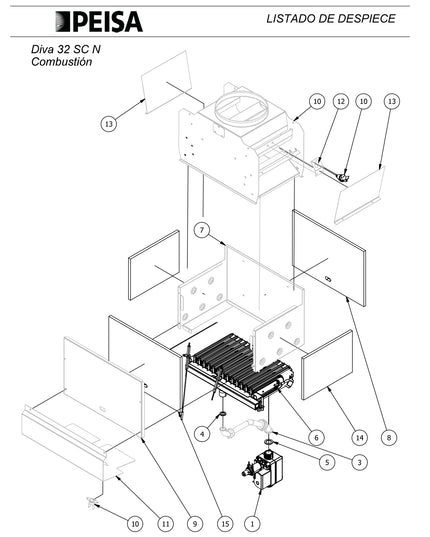PEISA CALDERA DIVA 32 C N GL 10000069