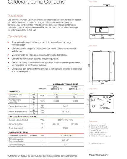 PEISA CALDERA OPTIMA CONDENS 90 10001502