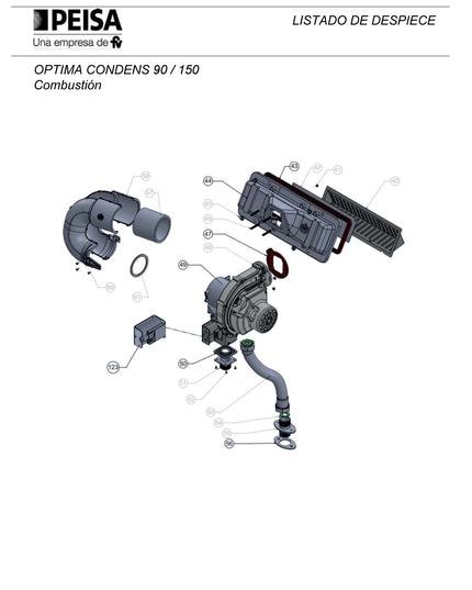 PEISA CALDERA OPTIMA CONDENS 90 10001502