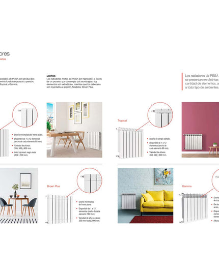 PEISA RADIADOR TROPICAL 500 BL 9 ELEMENTOS 10000630