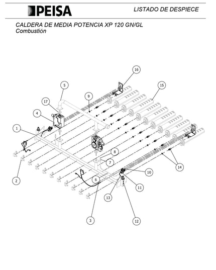 PEISA CALDERA XP 120 GN 10000060