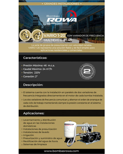 ROWA VARIO1-20 MULTI EVO-E 8-40 (Monof.) 0024-0001