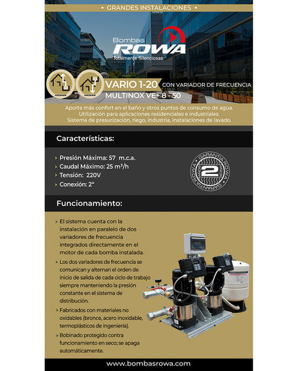 ROWA VARIO3-20 MULTINOX VE+ 8-50 (Trif.) 0024-0004
