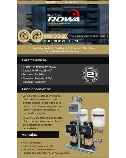 ROWA VARIO3-20 MULTINOX VE+ 8-70 (Trif.) 0024-0005