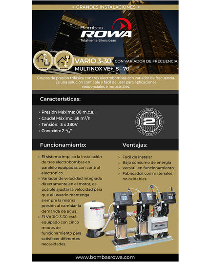 ROWA VARIO3-30 MULTINOX VE+ 8-70 (Trif.) 0024-0007